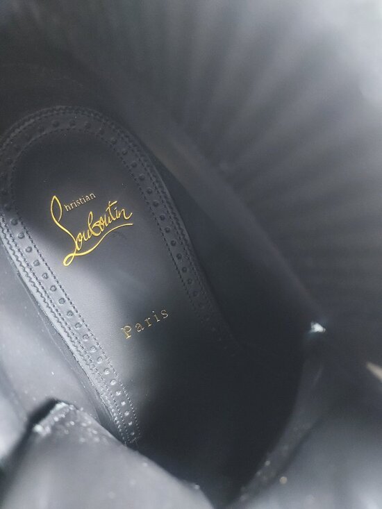 Christian Louboutin Black MENS Our Walk Flat Boot main image 12